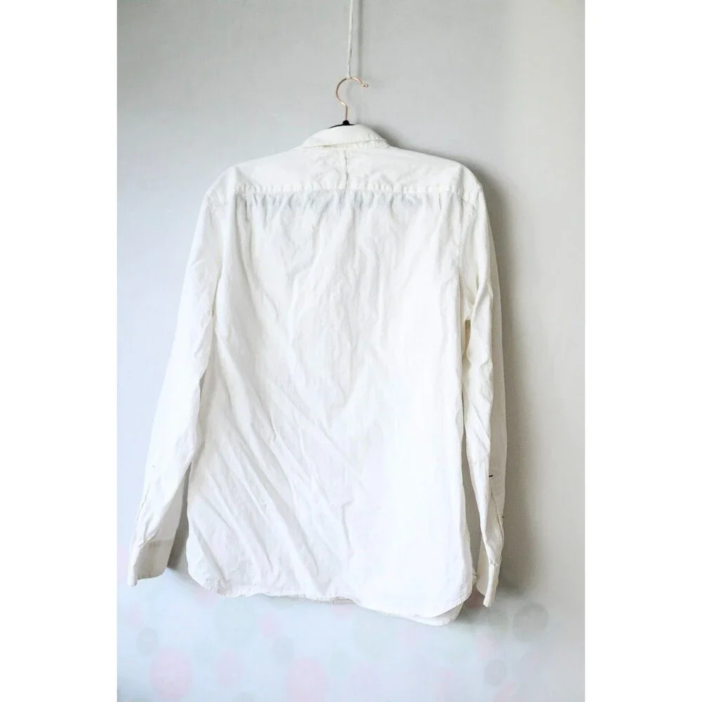 Banana Republic White button up shirt mens 16-16 1/2 L